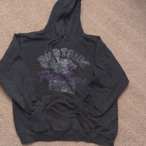 Black and Purple Graphic Hoodie